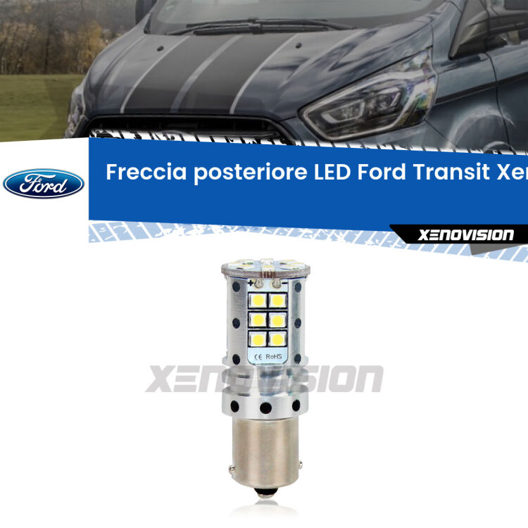 <strong>LED </strong><strong>P21W</strong><strong> p</strong><strong><strong>e</strong>r freccia posteriore Ford Transit</strong>. 8x volte più luce, No Hyperflash, dimensioni compatte. Qualità Massima.