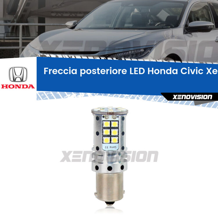 <strong>LED </strong><strong>P21W</strong><strong> p</strong><strong><strong>e</strong>r freccia posteriore Honda Civic</strong>. 8x volte più luce, No Hyperflash, dimensioni compatte. Qualità Massima.