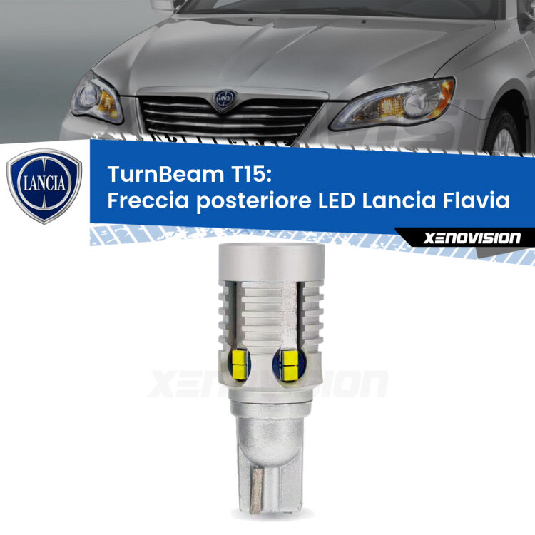 <strong>LED freccia posteriore Lancia Flavia </strong>. Una lampada LED T15 per Frecce, ottima resa in ogni direzione, Qualità Massima.