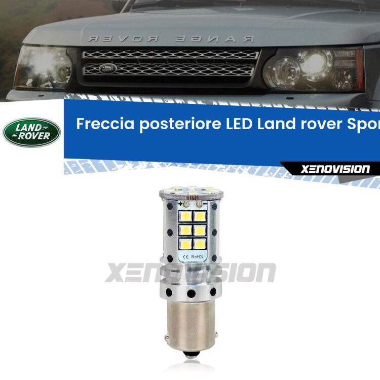 <strong>LED </strong><strong>P21W</strong><strong> p</strong><strong><strong>e</strong>r freccia posteriore Land rover Sport</strong>. 8x volte più luce, No Hyperflash, dimensioni compatte. Qualità Massima.