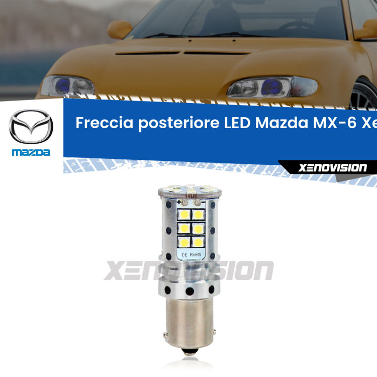 <strong>LED </strong><strong>P21W</strong><strong> p</strong><strong><strong>e</strong>r freccia posteriore Mazda MX-6</strong>. 8x volte più luce, No Hyperflash, dimensioni compatte. Qualità Massima.