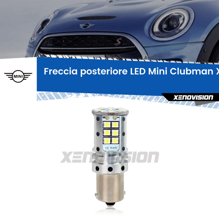 <strong>LED </strong><strong>P21W</strong><strong> p</strong><strong><strong>e</strong>r freccia posteriore Mini Clubman</strong>. 8x volte più luce, No Hyperflash, dimensioni compatte. Qualità Massima.