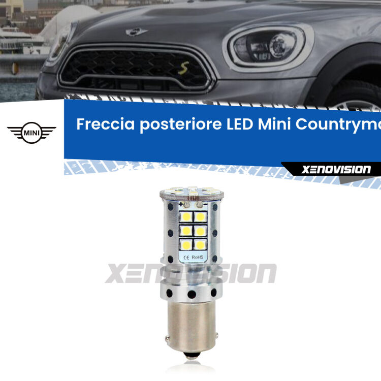 <strong>LED </strong><strong>P21W</strong><strong> p</strong><strong><strong>e</strong>r freccia posteriore Mini Countryman</strong>. 8x volte più luce, No Hyperflash, dimensioni compatte. Qualità Massima.