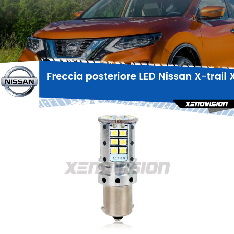 <strong>LED </strong><strong>P21W</strong><strong> p</strong><strong><strong>e</strong>r freccia posteriore Nissan X-trail</strong>. 8x volte più luce, No Hyperflash, dimensioni compatte. Qualità Massima.