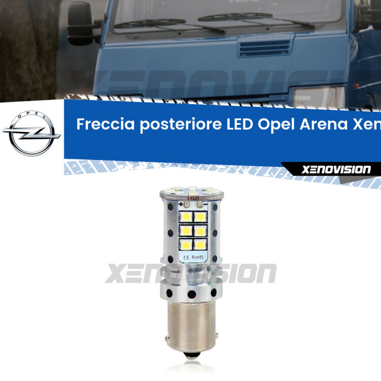 <strong>LED </strong><strong>P21W</strong><strong> p</strong><strong><strong>e</strong>r freccia posteriore Opel Arena</strong>. 8x volte più luce, No Hyperflash, dimensioni compatte. Qualità Massima.