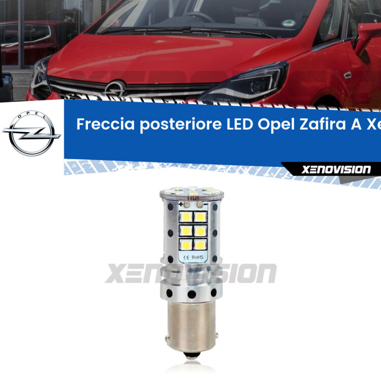 <strong>LED </strong><strong>P21W</strong><strong> p</strong><strong><strong>e</strong>r freccia posteriore Opel Zafira A</strong>. 8x volte più luce, No Hyperflash, dimensioni compatte. Qualità Massima.