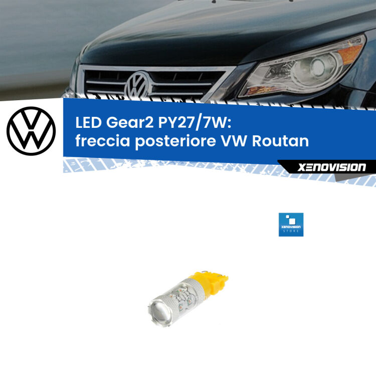 <strong>Freccia posteriore LED per VW Routan</strong>  2008 - 2013. Lampada <strong>PY27/7W</strong> non canbus.