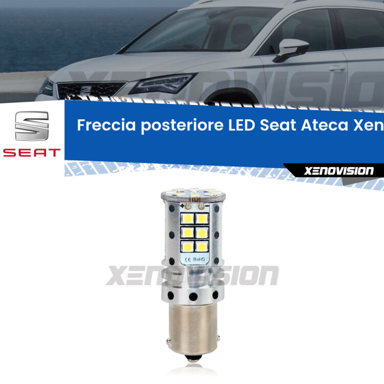 <strong>LED </strong><strong>P21W</strong><strong> p</strong><strong><strong>e</strong>r freccia posteriore Seat Ateca</strong>. 8x volte più luce, No Hyperflash, dimensioni compatte. Qualità Massima.