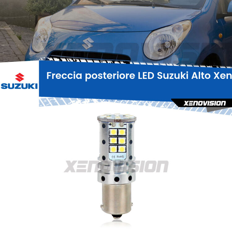 <strong>LED </strong><strong>P21W</strong><strong> p</strong><strong><strong>e</strong>r freccia posteriore Suzuki Alto</strong>. 8x volte più luce, No Hyperflash, dimensioni compatte. Qualità Massima.