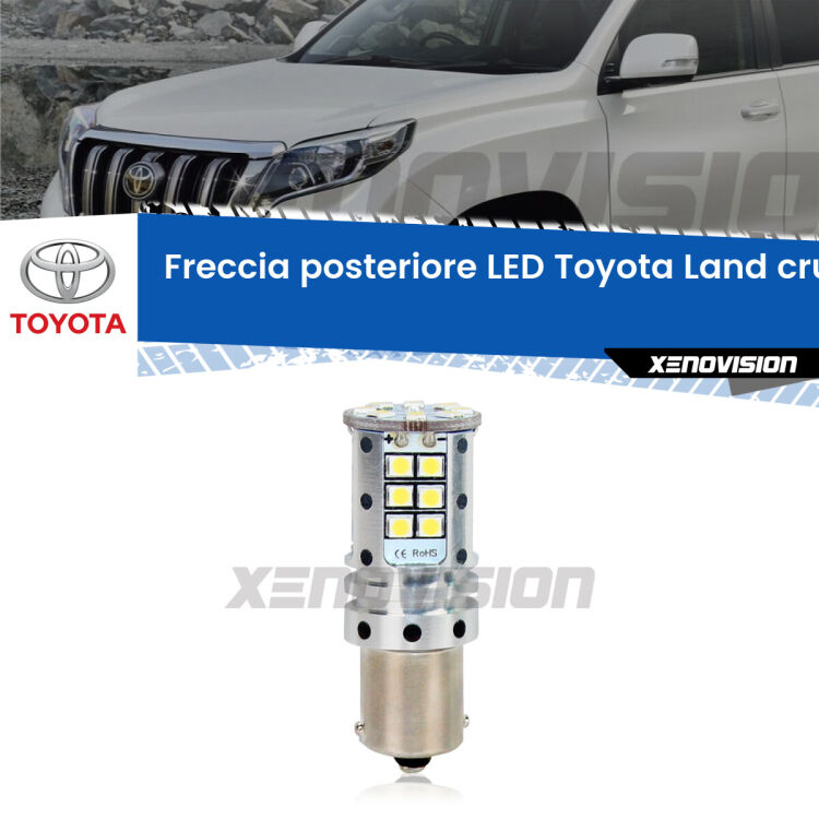 <strong>LED </strong><strong>P21W</strong><strong> p</strong><strong><strong>e</strong>r freccia posteriore Toyota Land cruiser</strong>. 8x volte più luce, No Hyperflash, dimensioni compatte. Qualità Massima.