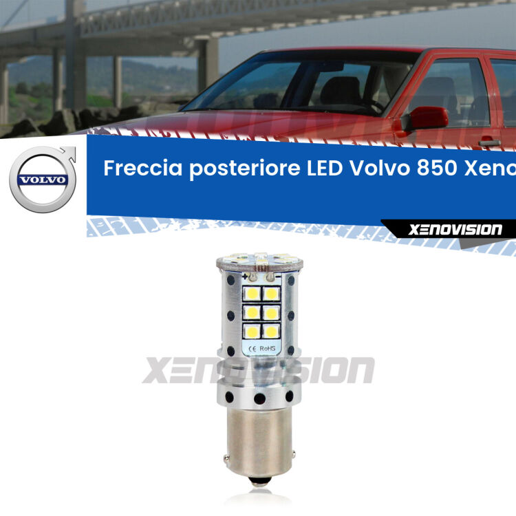 <strong>LED </strong><strong>P21W</strong><strong> p</strong><strong><strong>e</strong>r freccia posteriore Volvo 850</strong>. 8x volte più luce, No Hyperflash, dimensioni compatte. Qualità Massima.