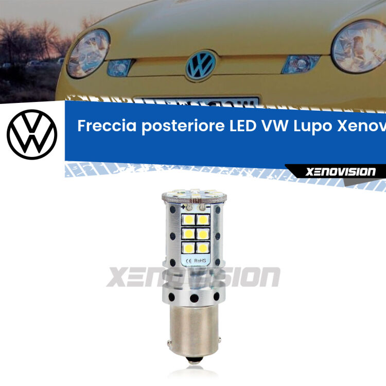 <strong>LED </strong><strong>P21W</strong><strong> p</strong><strong><strong>e</strong>r freccia posteriore VW Lupo</strong>. 8x volte più luce, No Hyperflash, dimensioni compatte. Qualità Massima.