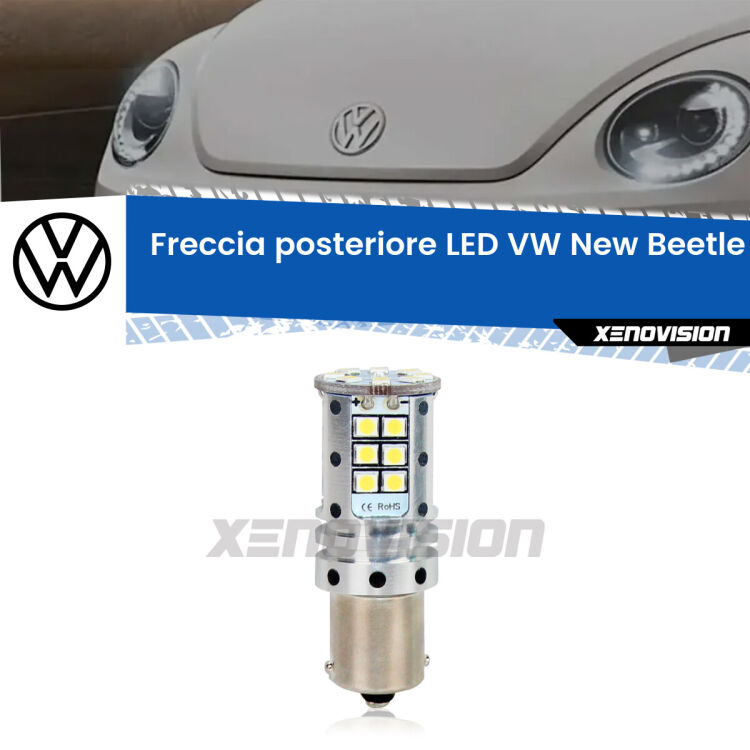 <strong>LED </strong><strong>P21W</strong><strong> p</strong><strong><strong>e</strong>r freccia posteriore VW New Beetle</strong>. 8x volte più luce, No Hyperflash, dimensioni compatte. Qualità Massima.