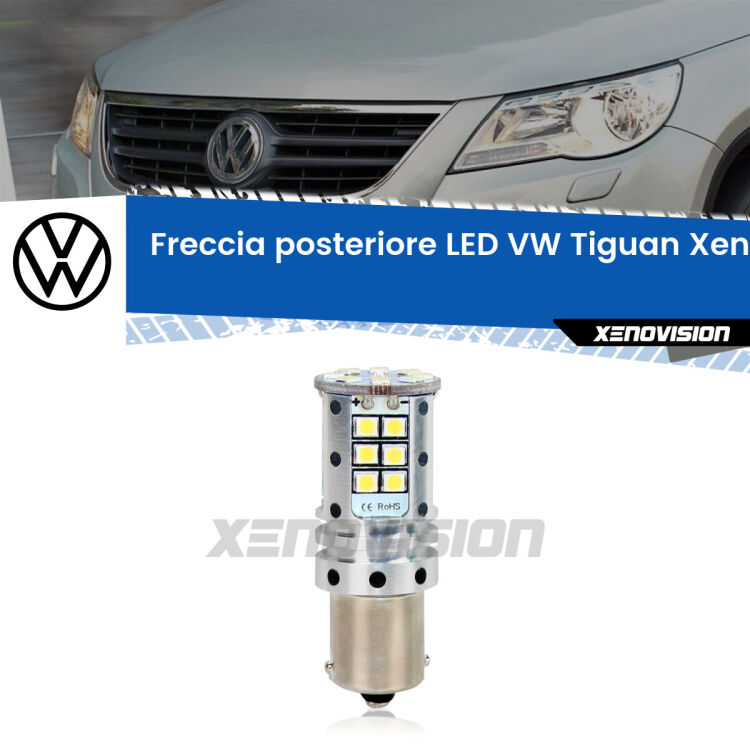 <strong>LED </strong><strong>P21W</strong><strong> p</strong><strong><strong>e</strong>r freccia posteriore VW Tiguan</strong>. 8x volte più luce, No Hyperflash, dimensioni compatte. Qualità Massima.