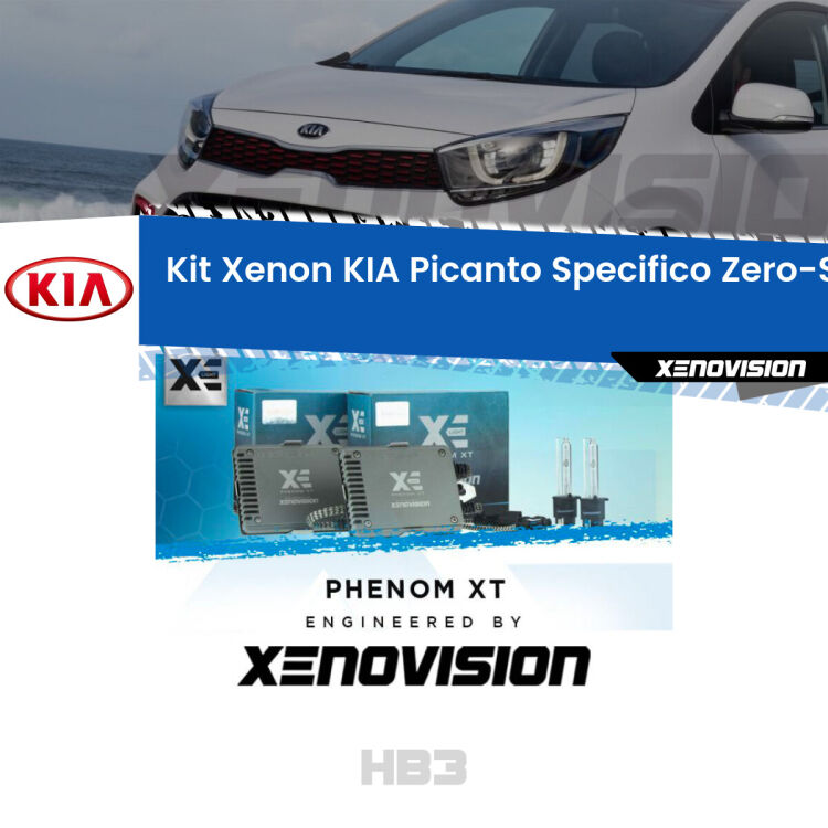 <strong>Kit Xenon&nbsp;</strong><strong>HB3&nbsp;</strong><strong>Professionale</strong>&nbsp;per KIA Picanto. Taglio di luce perfetto, zero spie e riverberi. Leggendaria elettronica Canbus Xenovision. Qualit&agrave; Massima Garantita.