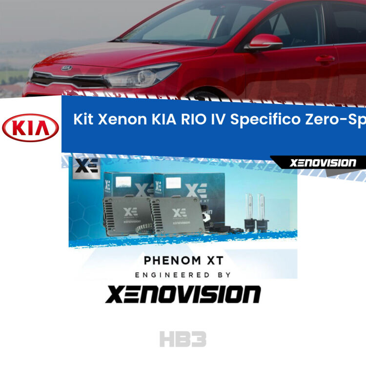 <strong>Kit Xenon&nbsp;</strong><strong>HB3&nbsp;</strong><strong>Professionale</strong>&nbsp;per KIA RIO IV. Taglio di luce perfetto, zero spie e riverberi. Leggendaria elettronica Canbus Xenovision. Qualit&agrave; Massima Garantita.