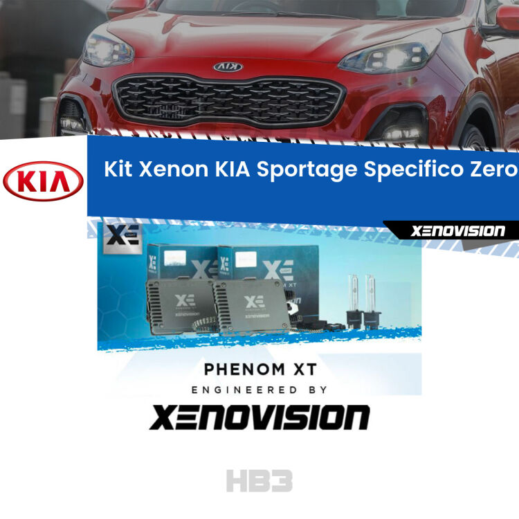 <strong>Kit Xenon&nbsp;</strong><strong>HB3&nbsp;</strong><strong>Professionale</strong>&nbsp;per KIA Sportage. Taglio di luce perfetto, zero spie e riverberi. Leggendaria elettronica Canbus Xenovision. Qualit&agrave; Massima Garantita.