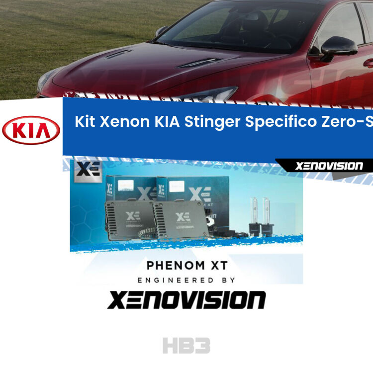 <strong>Kit Xenon&nbsp;</strong><strong>HB3&nbsp;</strong><strong>Professionale</strong>&nbsp;per KIA Stinger. Taglio di luce perfetto, zero spie e riverberi. Leggendaria elettronica Canbus Xenovision. Qualit&agrave; Massima Garantita.