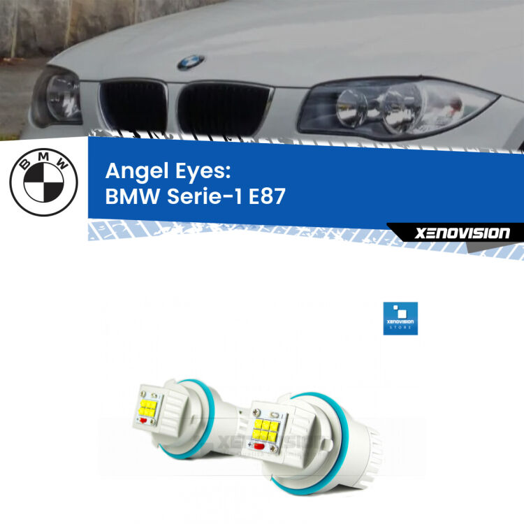 Kit Lampade LED Plug&Play Zero Spie specifiche per Angel Eyes / Posizioni della BMW Serie-1 E87 2003 - 2012