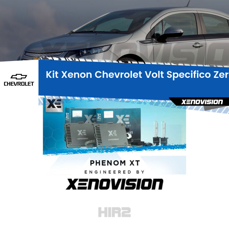 <strong>Kit Xenon&nbsp;</strong><strong>HIR2&nbsp;</strong><strong>Professionale</strong>&nbsp;per Chevrolet Volt. Taglio di luce perfetto, zero spie e riverberi. Leggendaria elettronica Canbus Xenovision. Qualit&agrave; Massima Garantita.