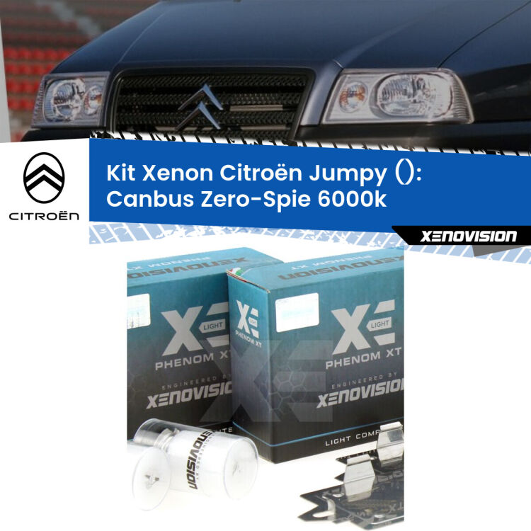 <strong>Kit Xenon&nbsp;</strong><strong>H1&nbsp;</strong><strong>Professionale</strong> per fari anabbaglianti Citroën Jumpy  ((1994 - 2005)). Taglio di luce perfetto, zero riverberi. Canbus zero spie. Qualit&agrave; Massima Garantita.