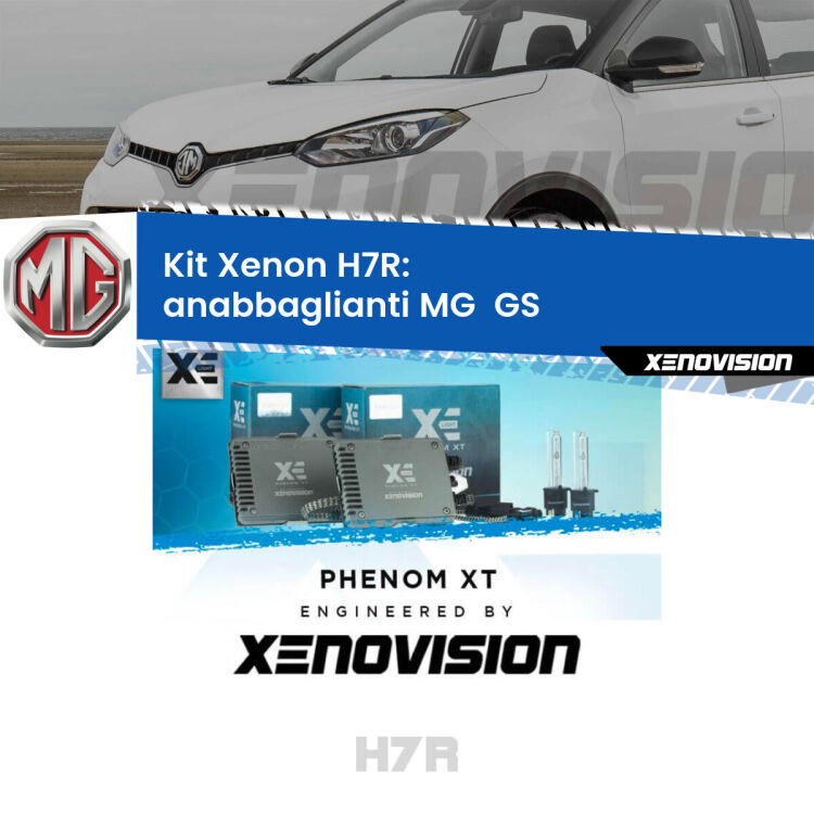 <strong>Kit Xenon </strong><strong>H7R</strong><strong> </strong><strong>Professionale</strong> MG  GS</strong>  (2016 - 2019). Taglio di luce perfetto, zero spie e riverberi. Leggendaria elettronica Canbus Xenovision. Qualità Massima Garantita.