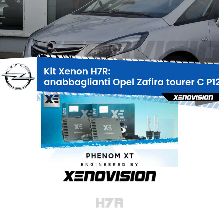 <strong>Kit Xenon </strong><strong>H7R</strong><strong> </strong><strong>Professionale</strong> Opel Zafira tourer C</strong> P12 (2017 - 2019). Taglio di luce perfetto, zero spie e riverberi. Leggendaria elettronica Canbus Xenovision. Qualità Massima Garantita.