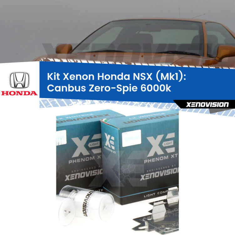 <strong>Kit Xenon&nbsp;</strong><strong>H1&nbsp;</strong><strong>Professionale</strong> per fari anabbaglianti Honda NSX Mk1 ((1990 - 2000)). Taglio di luce perfetto, zero riverberi. Canbus zero spie. Qualit&agrave; Massima Garantita.