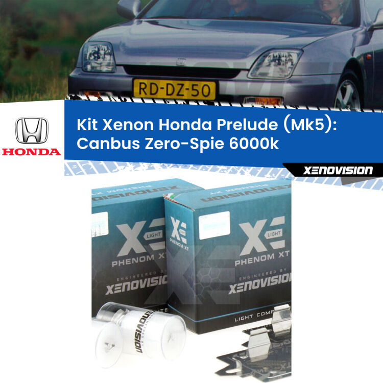 <strong>Kit Xenon&nbsp;</strong><strong>H1&nbsp;</strong><strong>Professionale</strong> per fari anabbaglianti Honda Prelude Mk5 ((1996 - 2000)). Taglio di luce perfetto, zero riverberi. Canbus zero spie. Qualit&agrave; Massima Garantita.