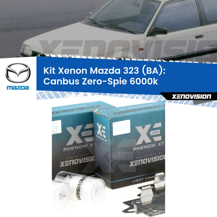 <strong>Kit Xenon&nbsp;</strong><strong>H1&nbsp;</strong><strong>Professionale</strong> per fari anabbaglianti Mazda 323 BA ((1994 - 1998)). Taglio di luce perfetto, zero riverberi. Canbus zero spie. Qualit&agrave; Massima Garantita.