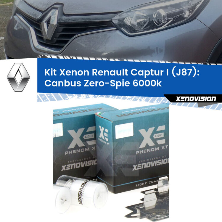 <strong>Kit Xenon&nbsp;</strong><strong>H1&nbsp;</strong><strong>Professionale</strong> per fari anabbaglianti Renault Captur I J87 ((prima serie)). Taglio di luce perfetto, zero riverberi. Canbus zero spie. Qualit&agrave; Massima Garantita.