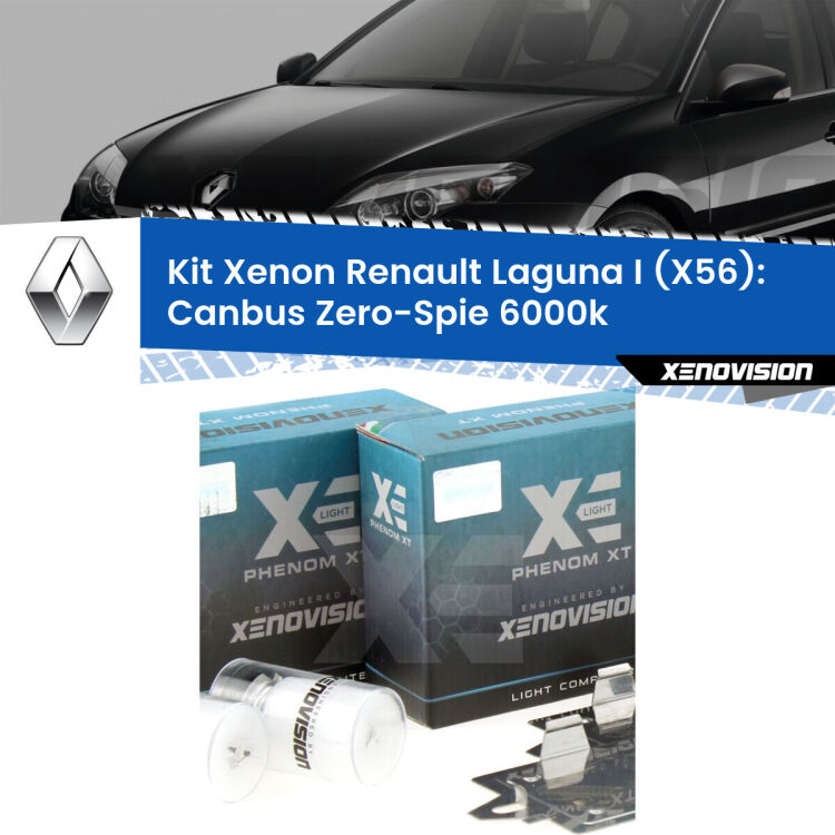 <strong>Kit Xenon&nbsp;</strong><strong>H1&nbsp;</strong><strong>Professionale</strong> per fari anabbaglianti Renault Laguna I X56 ((1993 - 1998)). Taglio di luce perfetto, zero riverberi. Canbus zero spie. Qualit&agrave; Massima Garantita.