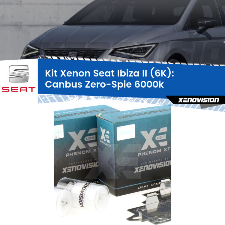 <strong>Kit Xenon&nbsp;</strong><strong>H1&nbsp;</strong><strong>Professionale</strong> per fari anabbaglianti Seat Ibiza II 6K ((prima serie)). Taglio di luce perfetto, zero riverberi. Canbus zero spie. Qualit&agrave; Massima Garantita.