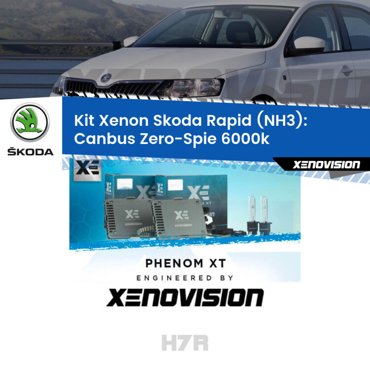 <strong>Kit Xenon </strong><strong>H7R</strong><strong> </strong><strong>Professionale</strong> Skoda Rapid</strong> NH3 (2012 - 2021). Taglio di luce perfetto, zero spie e riverberi. Leggendaria elettronica Canbus Xenovision. Qualità Massima Garantita.