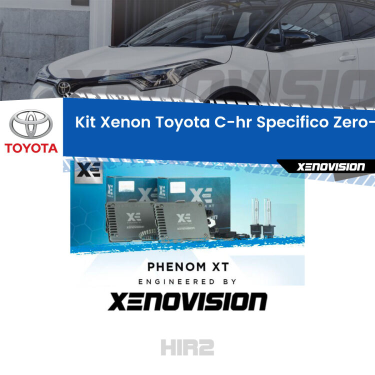 <strong>Kit Xenon&nbsp;</strong><strong>HIR2&nbsp;</strong><strong>Professionale</strong>&nbsp;per Toyota C-hr. Taglio di luce perfetto, zero spie e riverberi. Leggendaria elettronica Canbus Xenovision. Qualit&agrave; Massima Garantita.