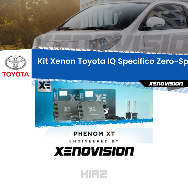 <strong>Kit Xenon&nbsp;</strong><strong>HIR2&nbsp;</strong><strong>Professionale</strong>&nbsp;per Toyota IQ. Taglio di luce perfetto, zero spie e riverberi. Leggendaria elettronica Canbus Xenovision. Qualit&agrave; Massima Garantita.