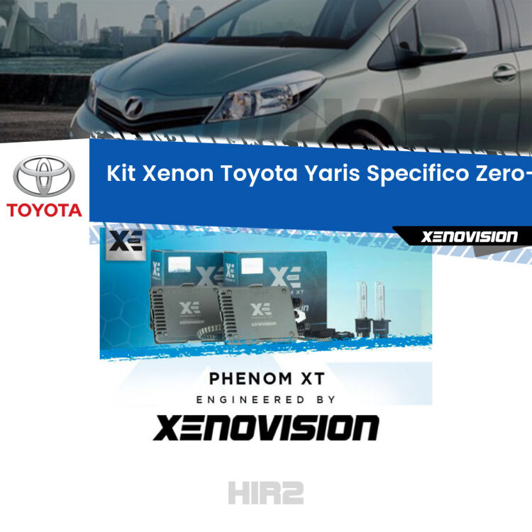 <strong>Kit Xenon&nbsp;</strong><strong>HIR2&nbsp;</strong><strong>Professionale</strong>&nbsp;per Toyota Yaris. Taglio di luce perfetto, zero spie e riverberi. Leggendaria elettronica Canbus Xenovision. Qualit&agrave; Massima Garantita.