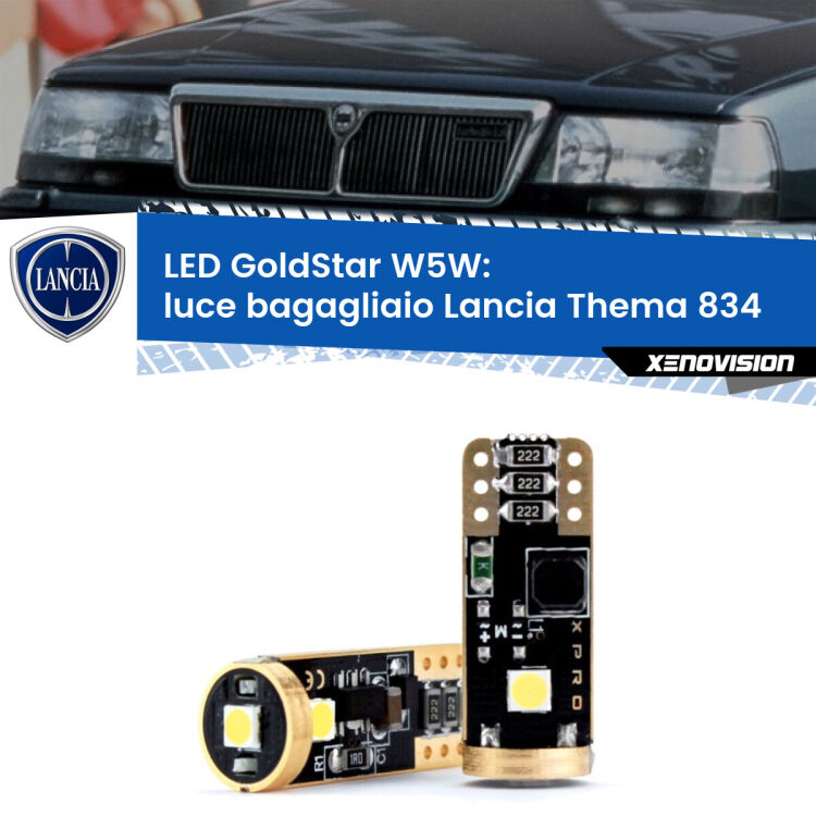 <strong>Luce Bagagliaio LED Lancia Thema</strong> 834 1984 - 1994: ottima luminosità a 360 gradi. Si inseriscono ovunque. Canbus, Top Quality.