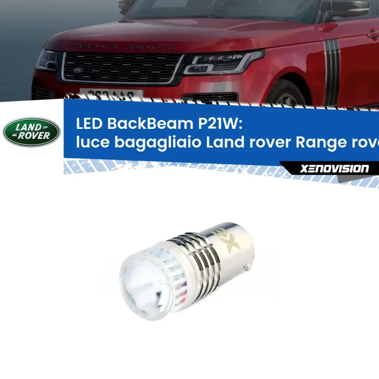 <strong>Luce Bagagliaio LED per Land rover Range rover II</strong> P38A 1994 - 2002. Lampada <strong>P21W</strong> canbus. Illumina a giorno con questo straordinario cannone LED a luminosità estrema.