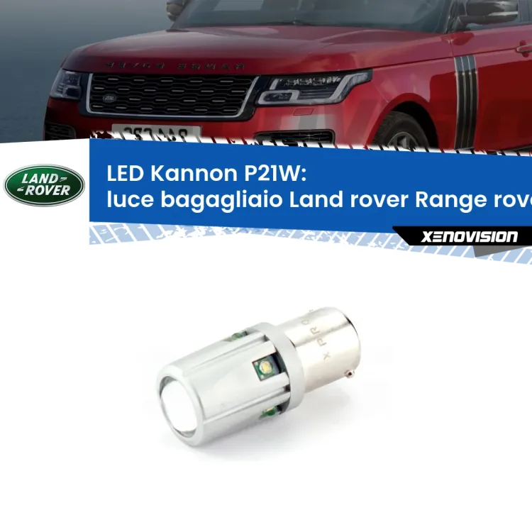 <strong>LED per Luce Bagagliaio Land rover Range rover II P38A 1994 - 2002.</strong>Lampadina P21W con una poderosa illuminazione frontale rafforzata da 5 potenti chip laterali.