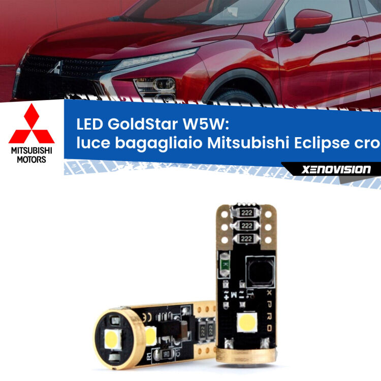 <strong>Luce Bagagliaio LED Mitsubishi Eclipse cross</strong> GK 2017 in poi: ottima luminosità a 360 gradi. Si inseriscono ovunque. Canbus, Top Quality.