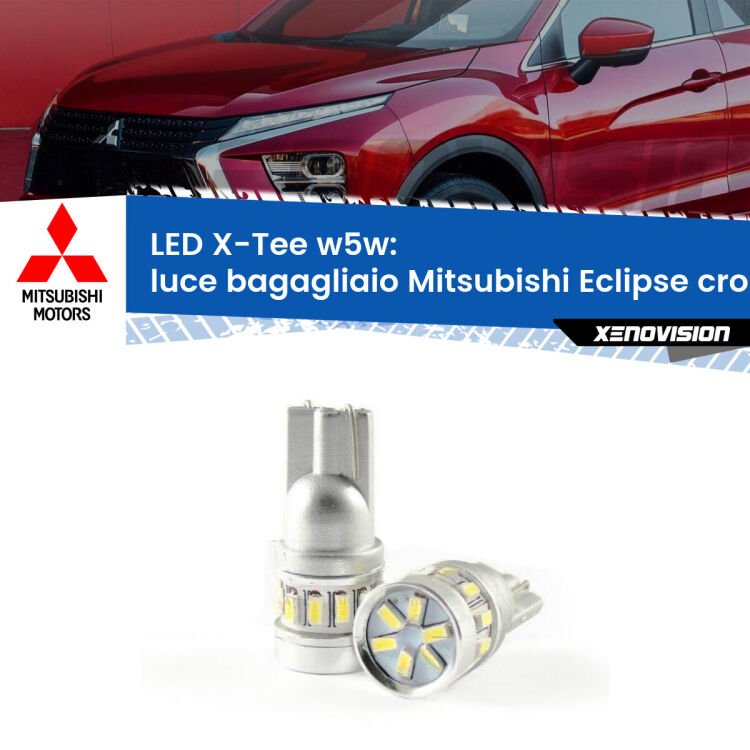 <strong>LED luce bagagliaio per Mitsubishi Eclipse cross</strong> GK 2017 in poi. Lampade <strong>W5W</strong> modello X-Tee Xenovision top di gamma.