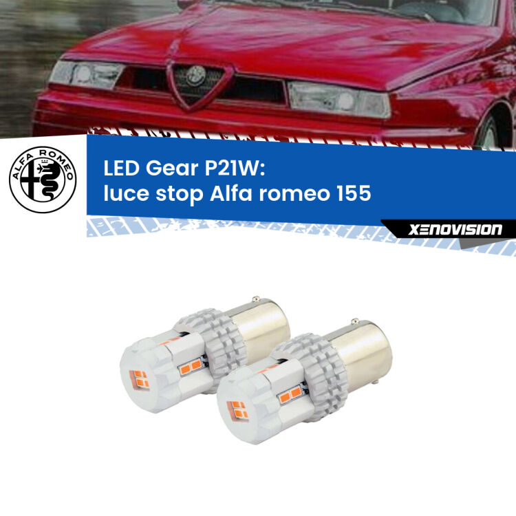 <p>Coppia <strong>LED P21W Rossi per </strong><strong>luce Stop</strong> <strong>Alfa romeo</strong> <strong>155 </strong> 1992 - 1997: ultracompatti, illuminazione a 360 gradi e Canbus. Qualità Massima.</p>
<div> </div>