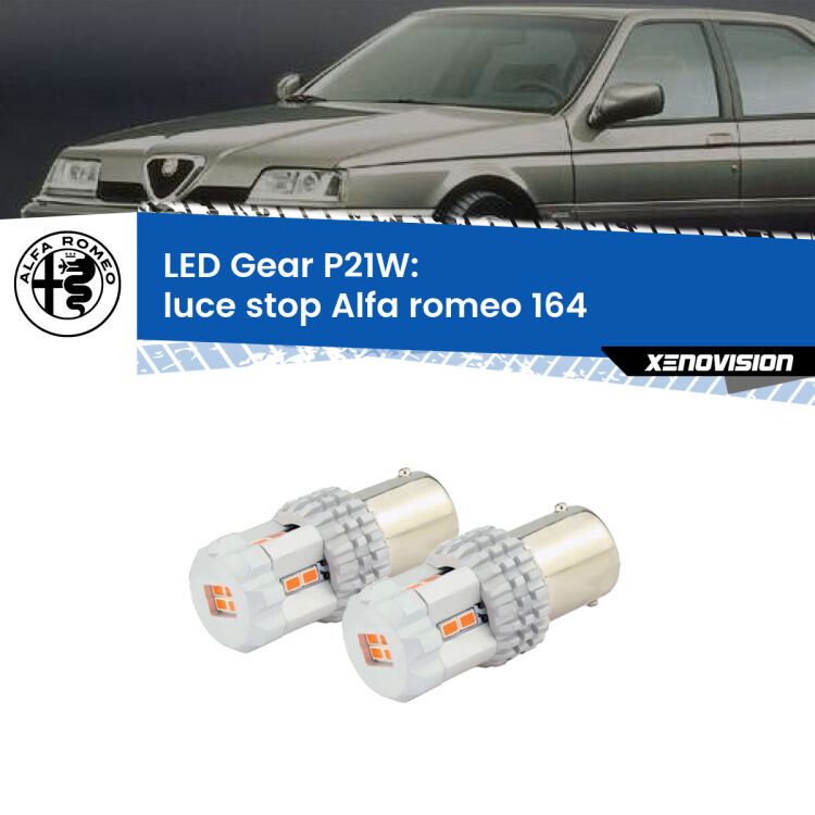 <p>Coppia <strong>LED P21W Rossi per </strong><strong>luce Stop</strong> <strong>Alfa romeo</strong> <strong>164 </strong> 1987 - 1991: ultracompatti, illuminazione a 360 gradi e Canbus. Qualità Massima.</p>
<div> </div>