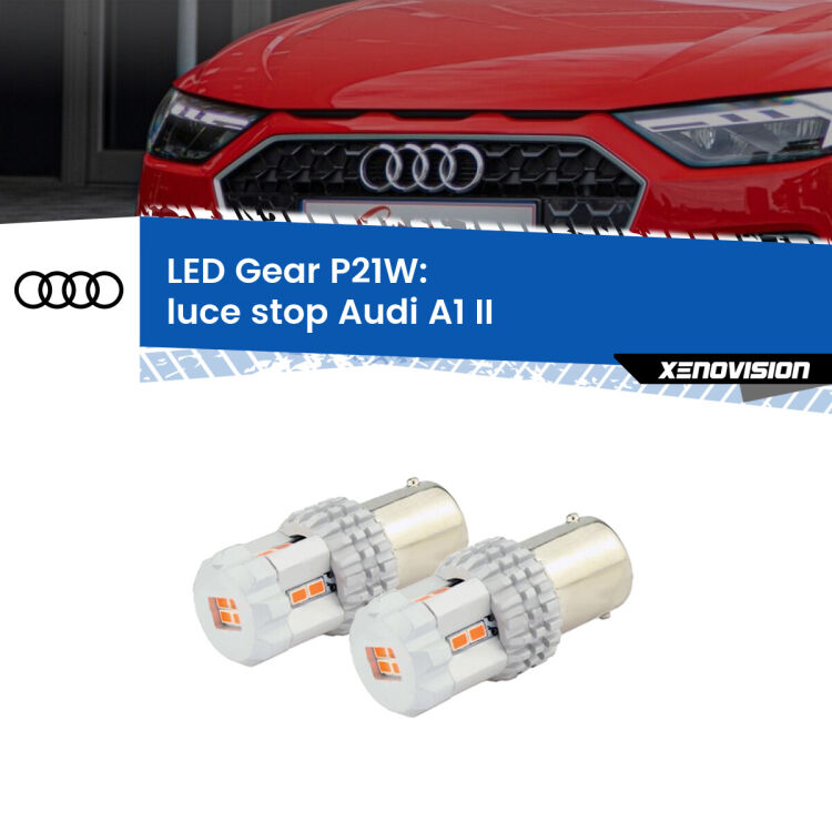 <p>Coppia <strong>LED P21W Rossi per </strong><strong>luce Stop</strong> <strong>Audi</strong> <strong>A1 </strong>(II) 2019 in poi: ultracompatti, illuminazione a 360 gradi e Canbus. Qualità Massima.</p>
<div> </div>