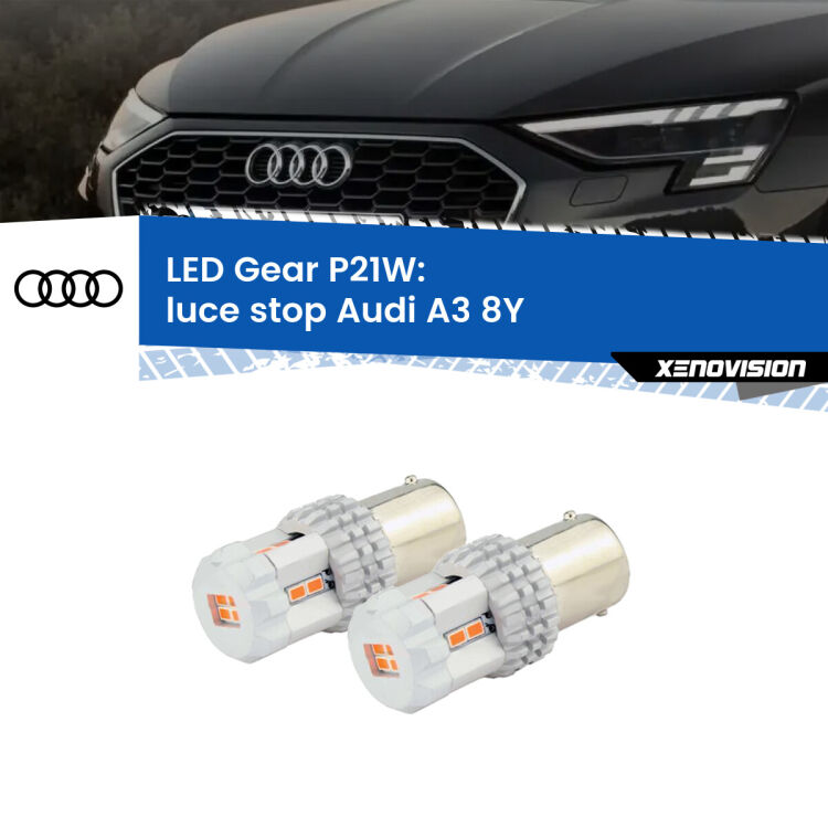 <p>Coppia <strong>LED P21W Rossi per </strong><strong>luce Stop</strong> <strong>Audi</strong> <strong>A3 </strong>(8Y) 2020 in poi: ultracompatti, illuminazione a 360 gradi e Canbus. Qualità Massima.</p>
<div> </div>