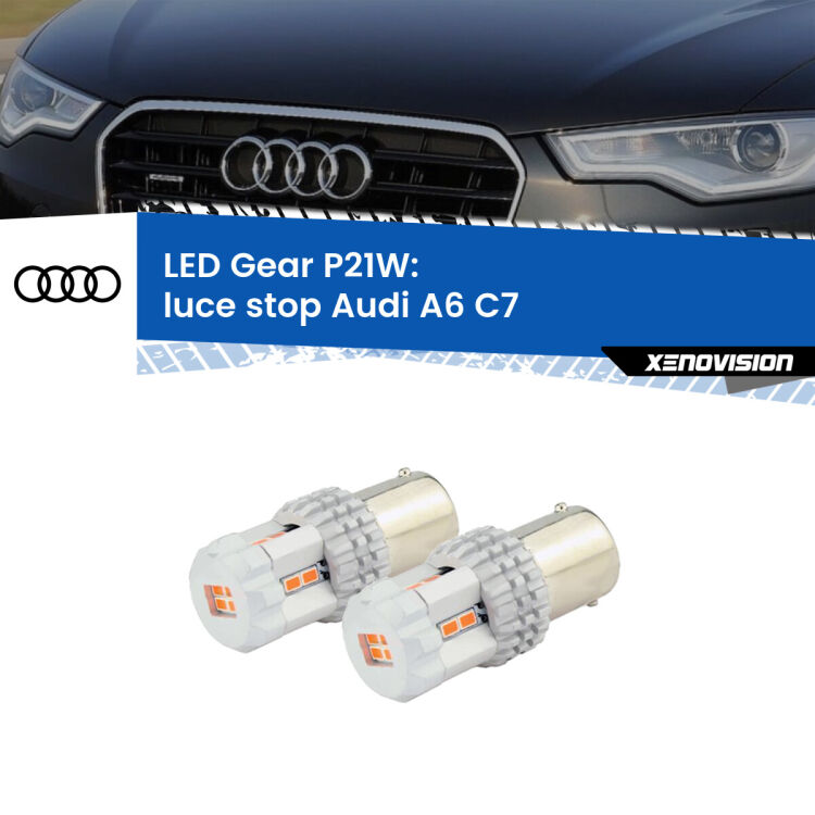 <p>Coppia <strong>LED P21W Rossi per </strong><strong>luce Stop</strong> <strong>Audi</strong> <strong>A6 </strong>(C7) 2010 - 2018: ultracompatti, illuminazione a 360 gradi e Canbus. Qualità Massima.</p>
<div> </div>