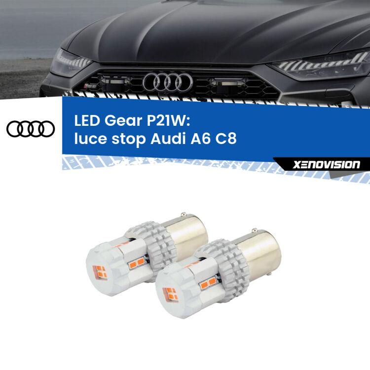 <p>Coppia <strong>LED P21W Rossi per </strong><strong>luce Stop</strong> <strong>Audi</strong> <strong>A6 </strong>(C8) 2018 in poi: ultracompatti, illuminazione a 360 gradi e Canbus. Qualità Massima.</p>
<div> </div>