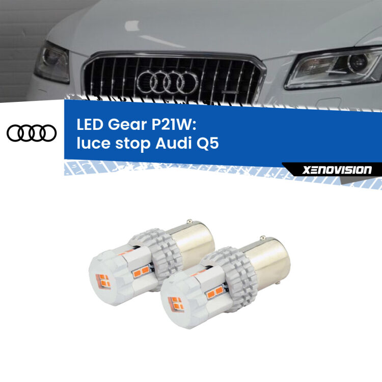 <p>Coppia <strong>LED P21W Rossi per </strong><strong>luce Stop</strong> <strong>Audi</strong> <strong>Q5 </strong> nel portellone: ultracompatti, illuminazione a 360 gradi e Canbus. Qualità Massima.</p>
<div> </div>