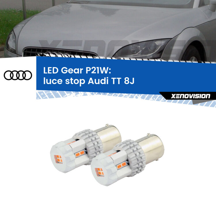 <p>Coppia <strong>LED P21W Rossi per </strong><strong>luce Stop</strong> <strong>Audi</strong> <strong>TT </strong>(8J) 2006 - 2014: ultracompatti, illuminazione a 360 gradi e Canbus. Qualità Massima.</p>
<div> </div>